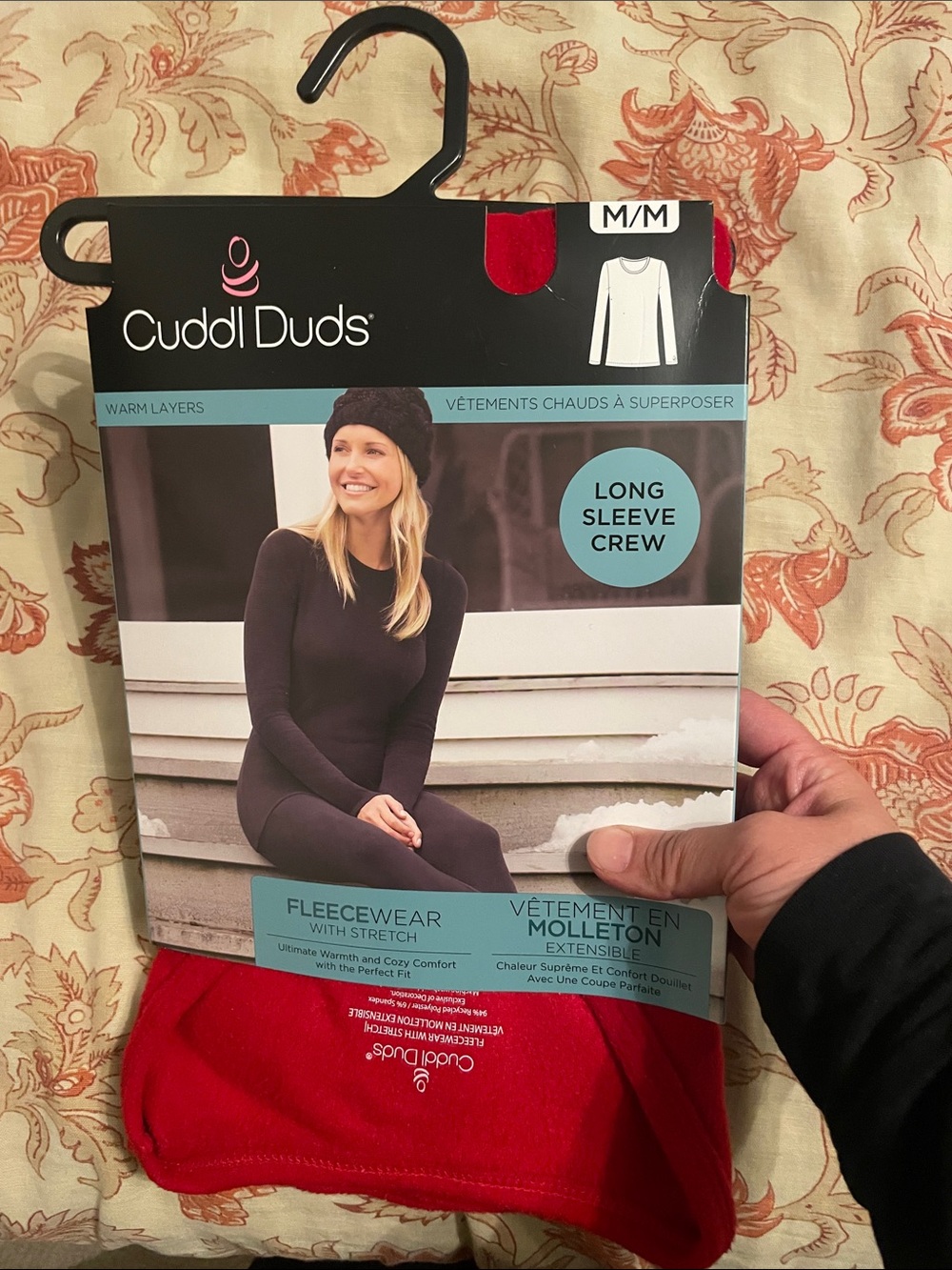 Long sleeve fleece top size medium